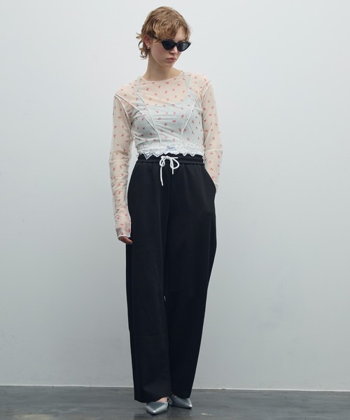 uyu.（ウユ）の「長袖カットソー（Tシャツ/カットソー・レディース・レッド・FREE）」の4枚目の写真