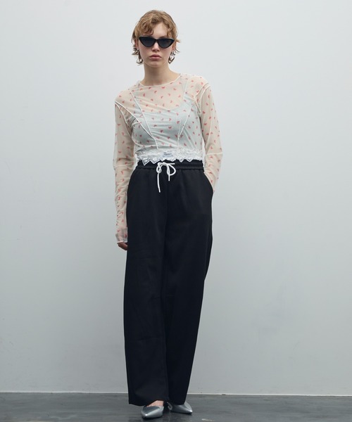 uyu.（ウユ）の「長袖カットソー（Tシャツ/カットソー・レディース・レッド・FREE）」の5枚目の写真