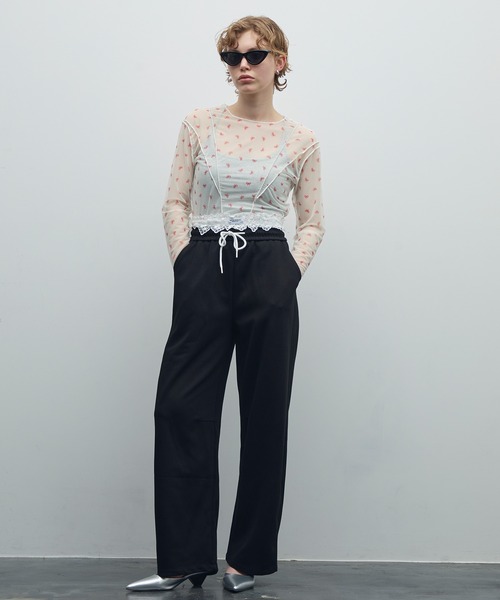 uyu.（ウユ）の「長袖カットソー（Tシャツ/カットソー・レディース・レッド・FREE）」の6枚目の写真