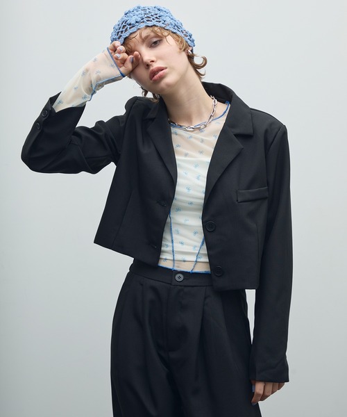 uyu.（ウユ）の「長袖カットソー（Tシャツ/カットソー・レディース・レッド・FREE）」の9枚目の写真