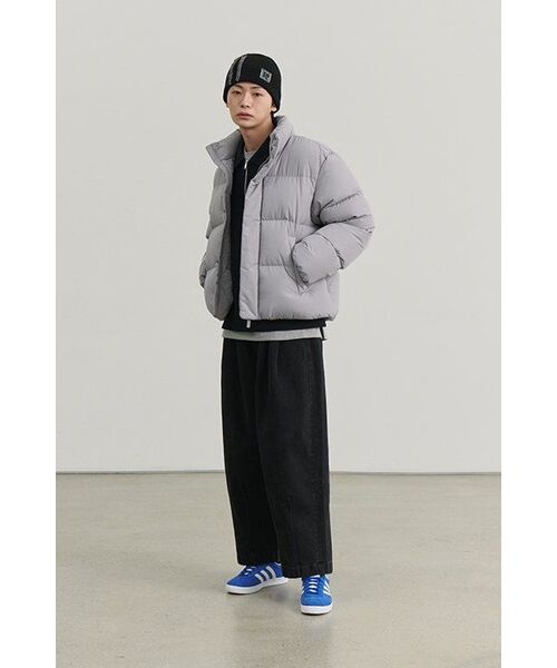 MUSINSA STANDARD（ムシンサスタンダード）の「デニムワイドバルーンパンツ[ウォッシュドブラック]（デニムパンツ・メンズ・その他・38/36/34/32/30/26/28）」の11枚目の写真