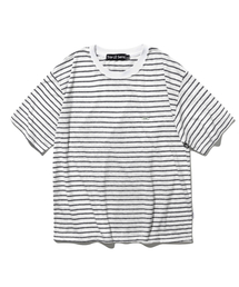 サーファーストライプTシャツ_ホワイト