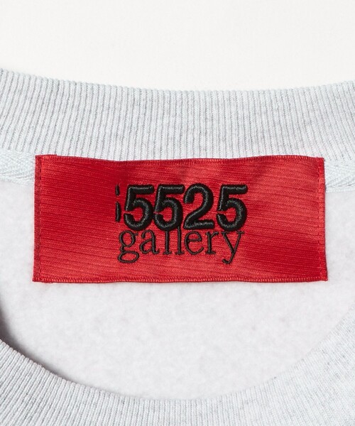 5525Gallery（ゴーゴーニーゴーギャラリー）の「【別注】 ＜5525gallery＞5525 ロゴ プリント スウェット（Tシャツ/カットソー・メンズ・ブラック/グレー系・L/M）」の13枚目の写真