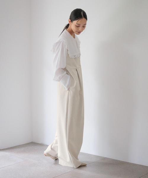 LOWRYS FARM（ローリーズファーム）の「ｄａｙｍｅオールインワン 628648（つなぎ/オールインワン・レディース・アイボリー/ネイビー・MEDIUM/LARGE）」の12枚目の写真