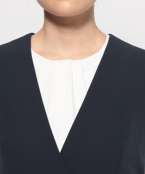 LOWRYS FARM（ローリーズファーム）の「ｄａｙｍｅオールインワン 628648（つなぎ/オールインワン・レディース・アイボリー/ネイビー・MEDIUM/LARGE）」の17枚目の写真