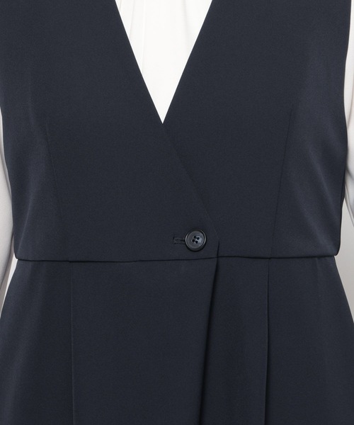 LOWRYS FARM（ローリーズファーム）の「ｄａｙｍｅオールインワン 628648（つなぎ/オールインワン・レディース・アイボリー/ネイビー・MEDIUM/LARGE）」の20枚目の写真