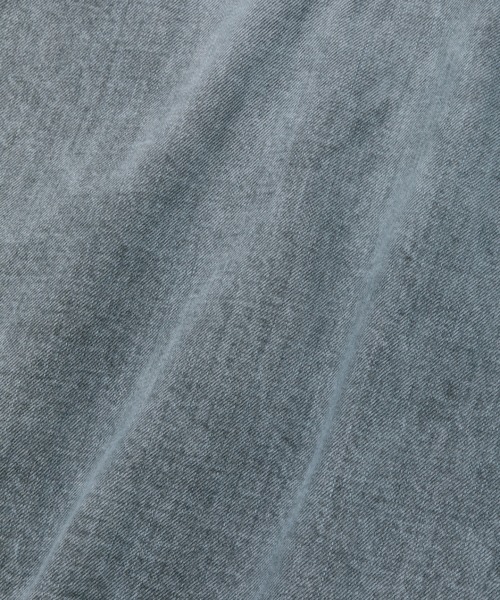beautiful people（ビューティフルピープル）の「selvedge denim o/d  no shoulder blouson（デニムジャケット・レディース・サックスブルー/ベージュ・38/36）」の16枚目の写真