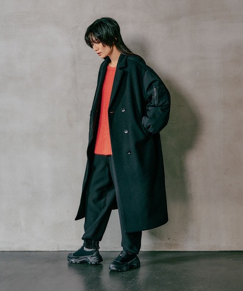 セール】ドッキングロングコート 606787（その他アウター）｜LEPSIM