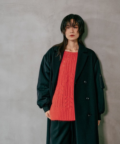 ドッキングロングコート 606787（その他アウター）｜LEPSIM