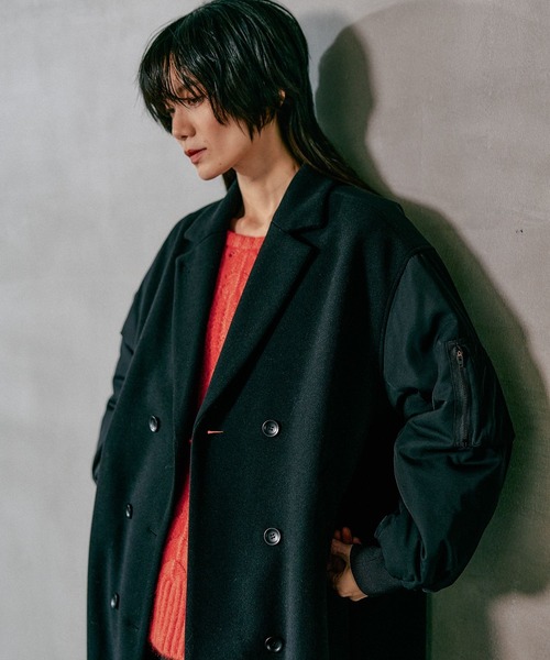 ドッキングロングコート 606787（その他アウター）｜LEPSIM