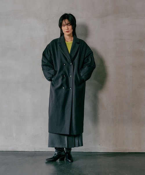 ドッキングロングコート 606787（その他アウター）｜LEPSIM