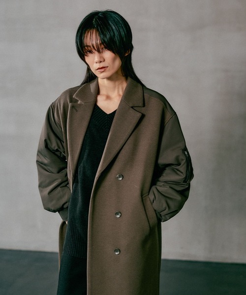 ドッキングロングコート 606787（その他アウター）｜LEPSIM