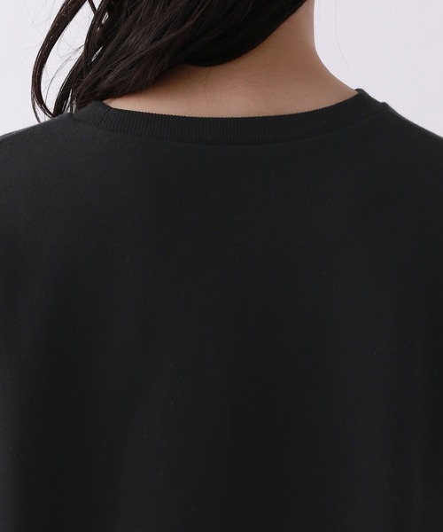 repipi armario(レピピ アルマリオ)の「【ニコラコラボ】レースルーズチュニックスウェット(Tシャツ/カットソー・キッズ・アイボリー/ブラック/グレー・LARGE/MEDIUM/SMALL)」の16枚目の写真