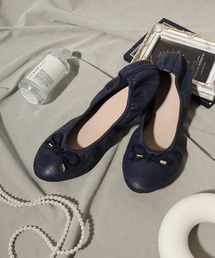 On One's Own（オンワンズオン）の「携帯シューズ 折りたたみ式 室内履き 収納袋付き（ルームシューズ/スリッパ）」