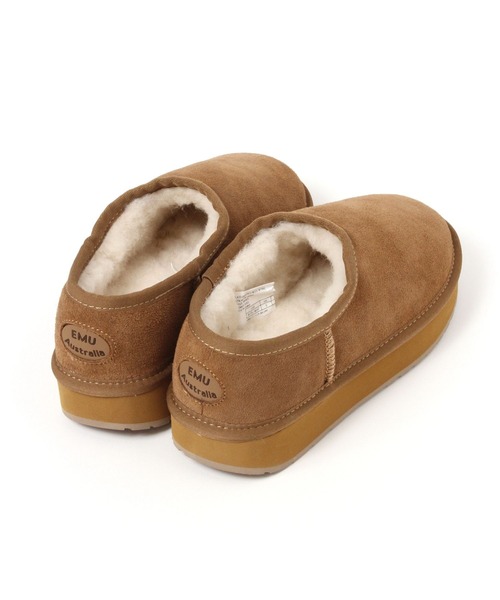 studio CLIP（スタディオクリップ）の「【daily CLIP】EMU PLATFORM PICO WOOL（ブーツ・レディース・ブラウン・MEDIUM）」の4枚目の写真