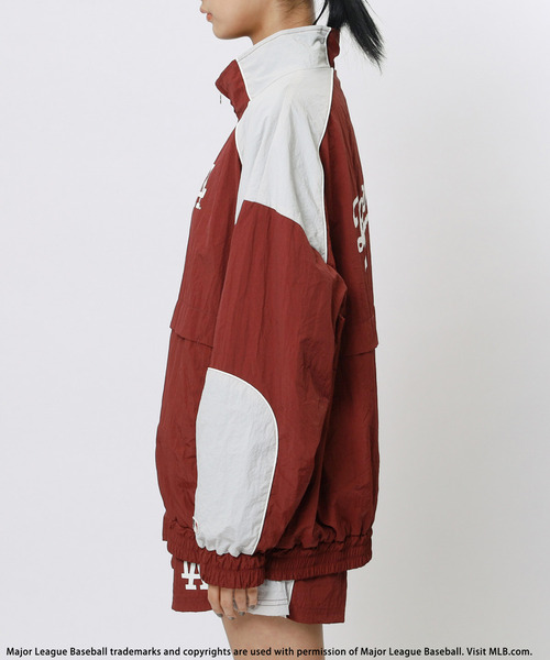 BACK TO THE FIELD（バック トゥー ザ フィールド）の「【MLB】ナイロントラックセットアップ（パーカー・レディース・ブラック/ブラウン/レッド・FREE）」の11枚目の写真