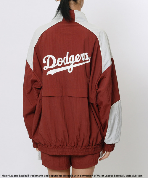 BACK TO THE FIELD（バック トゥー ザ フィールド）の「【MLB】ナイロントラックセットアップ（パーカー・レディース・ブラック/ブラウン/レッド・FREE）」の12枚目の写真