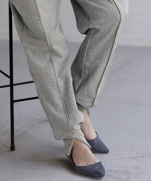 HUG.U（ハグユー）の「暖か裏ボア ジョガーパンツ（スウェットパンツ・レディース・カーキ/ブラック/グレー・M/L）」の13枚目の写真