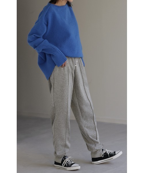 HUG.U（ハグユー）の「暖か裏ボア ジョガーパンツ（スウェットパンツ・レディース・カーキ/ブラック/グレー・M/L）」の9枚目の写真