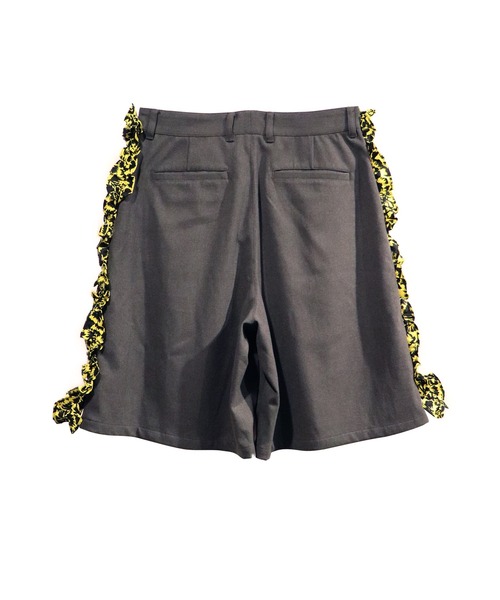 moyan ecri(モヤン エクリ)の「<moyan ecri>サイドフリルミドルパンツ SIDE FRILL MIDDLE PANTS(その他パンツ・メンズ・ブラウン/ダークブラウン/ベージュ/ダークグレー・L/M)」の7枚目の写真