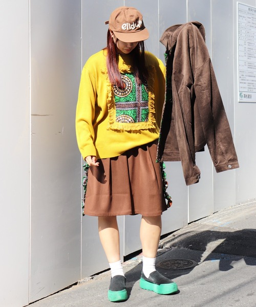 moyan ecri(モヤン エクリ)の「<moyan ecri>サイドフリルミドルパンツ SIDE FRILL MIDDLE PANTS(その他パンツ・メンズ・ブラウン/ダークブラウン/ベージュ/ダークグレー・L/M)」の18枚目の写真