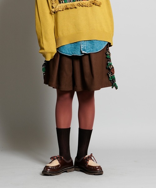 moyan ecri(モヤン エクリ)の「<moyan ecri>サイドフリルミドルパンツ SIDE FRILL MIDDLE PANTS(その他パンツ・メンズ・ブラウン/ダークブラウン/ベージュ/ダークグレー・L/M)」の20枚目の写真