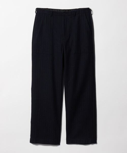 District（ディストリクト）の「＜District＞シュリンク サージ ベイカースラックス（スラックス・メンズ・ダークブラウン/ネイビー・L/S/M）」の10枚目の写真