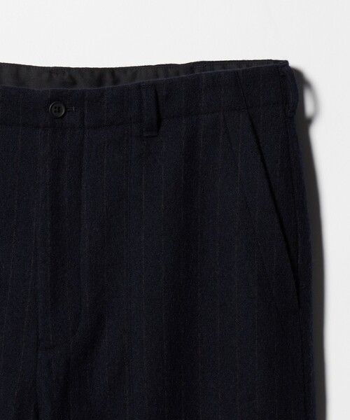 District（ディストリクト）の「＜District＞シュリンク サージ ベイカースラックス（スラックス・メンズ・ダークブラウン/ネイビー・L/S/M）」の12枚目の写真