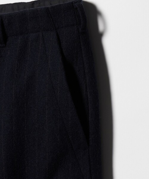 District（ディストリクト）の「＜District＞シュリンク サージ ベイカースラックス（スラックス・メンズ・ダークブラウン/ネイビー・L/S/M）」の13枚目の写真