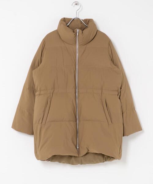 URBAN RESEARCH ROSSO WOMEN（アーバンリサーチ　ロッソ）の「LIMONTA撥水ミドルダウンコート（ダウンジャケット/コート・レディース・キャメル/ブラック・36/38）」の15枚目の写真