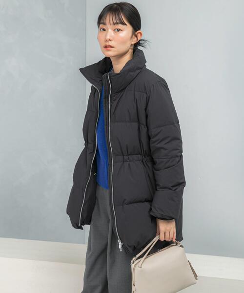 URBAN RESEARCH ROSSO WOMEN（アーバンリサーチ　ロッソ）の「LIMONTA撥水ミドルダウンコート（ダウンジャケット/コート・レディース・キャメル/ブラック・36/38）」の3枚目の写真