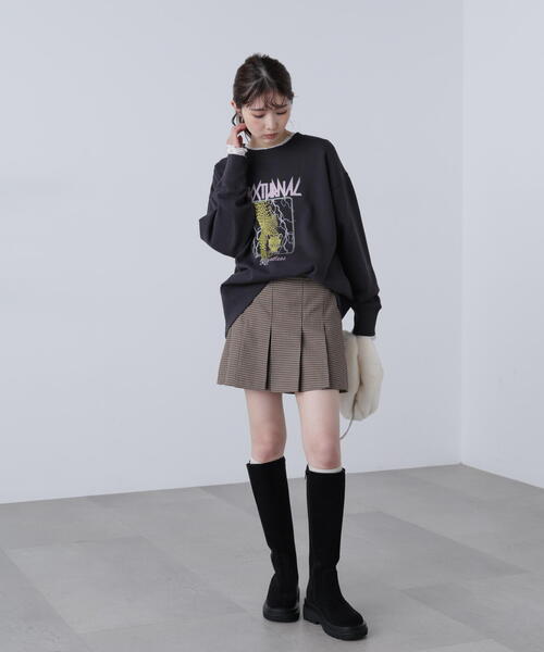 FREE'S MART（フリーズマート）の「ロックプリントスウェット（スウェット・レディース・ホワイト/ブラック・FREE）」の16枚目の写真