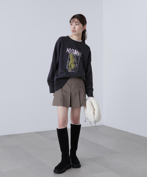 FREE'S MART（フリーズマート）の「ロックプリントスウェット（スウェット・レディース・ホワイト/ブラック・FREE）」の17枚目の写真