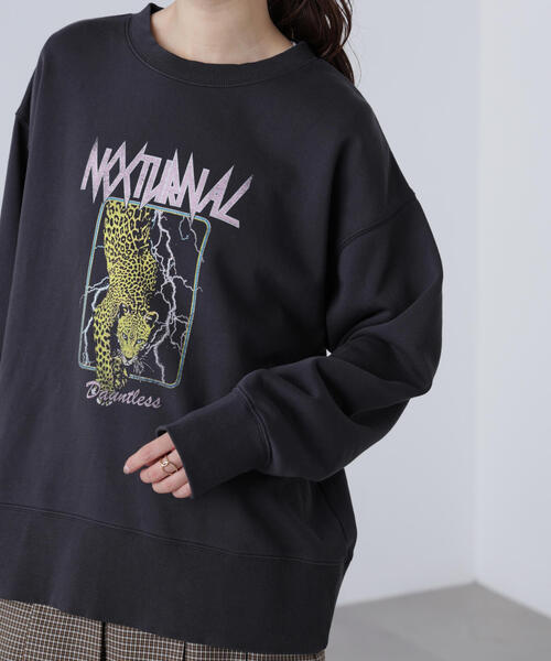 FREE'S MART（フリーズマート）の「ロックプリントスウェット（スウェット・レディース・ホワイト/ブラック・FREE）」の10枚目の写真