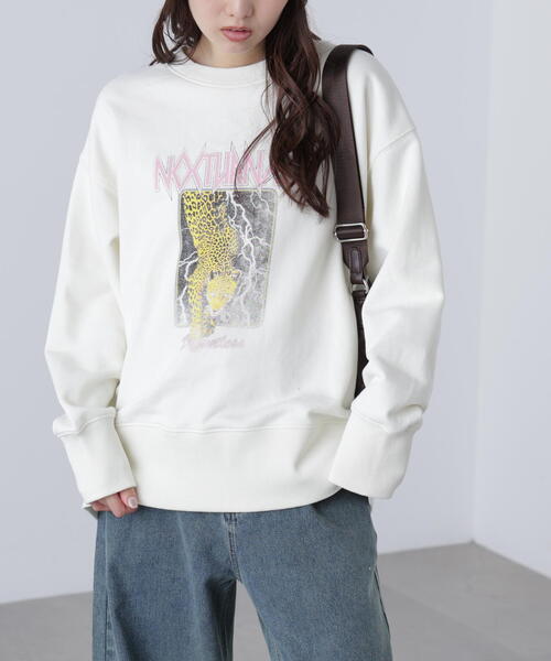 FREE'S MART（フリーズマート）の「ロックプリントスウェット（スウェット・レディース・ホワイト/ブラック・FREE）」の15枚目の写真