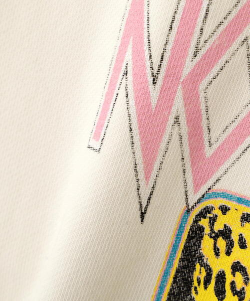 FREE'S MART（フリーズマート）の「ロックプリントスウェット（スウェット・レディース・ホワイト/ブラック・FREE）」の4枚目の写真