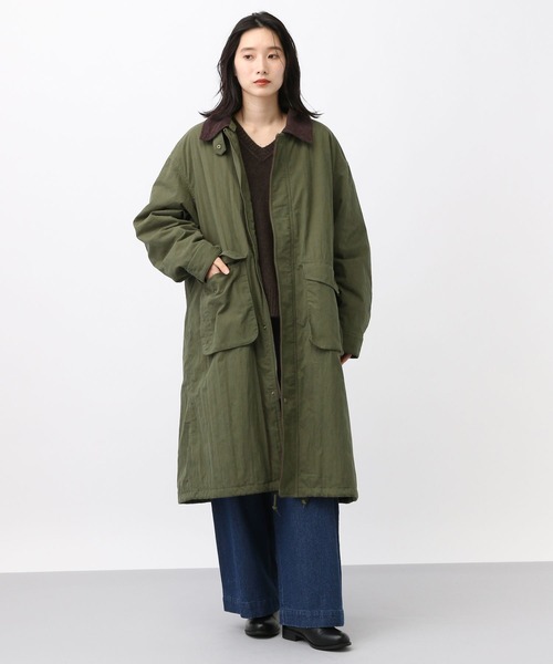 studio CLIP(スタディオクリップ)の「《natural by clip/マシンウォッシャブル》7ゲージウール混畦Vネックプルオーバー(ニット/セーター・レディース・チャコール/イエロー/アイボリー/ブラウン・FREE)」の10枚目の写真