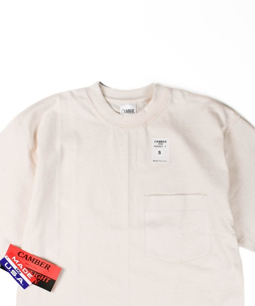 CAMBER（キャンバー）の「【PH3】【CAMBER/キャンバー】camber Max-Weight PocketT-shirt 302（Tシャツ/カットソー・メンズ・ネイビー/バーガンディー/ブラック/ヘザーグレー/ダークグリーン/ナチュラル・SMALL）」の16枚目の写真