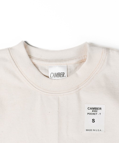 CAMBER（キャンバー）の「【PH3】【CAMBER/キャンバー】camber Max-Weight PocketT-shirt 302（Tシャツ/カットソー・メンズ・ネイビー/バーガンディー/ブラック/ヘザーグレー/ダークグリーン/ナチュラル・SMALL）」の8枚目の写真