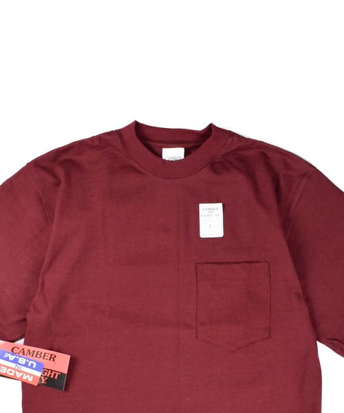 CAMBER（キャンバー）の「【PH3】【CAMBER/キャンバー】camber Max-Weight PocketT-shirt 302（Tシャツ/カットソー・メンズ・ネイビー/バーガンディー/ブラック/ヘザーグレー/ダークグリーン/ナチュラル・SMALL）」の10枚目の写真