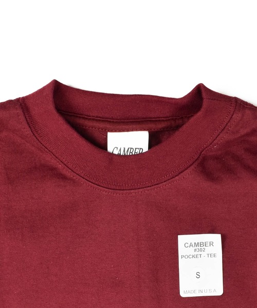 CAMBER（キャンバー）の「【PH3】【CAMBER/キャンバー】camber Max-Weight PocketT-shirt 302（Tシャツ/カットソー・メンズ・ネイビー/バーガンディー/ブラック/ヘザーグレー/ダークグリーン/ナチュラル・SMALL）」の12枚目の写真