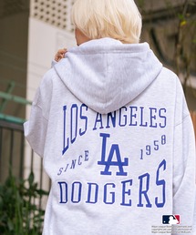 LB/S （エルビーエス）の「【MLB/メジャーリーグベースボール】裏起毛 バックロゴ フーディー プルオーバーパーカー（パーカー）」