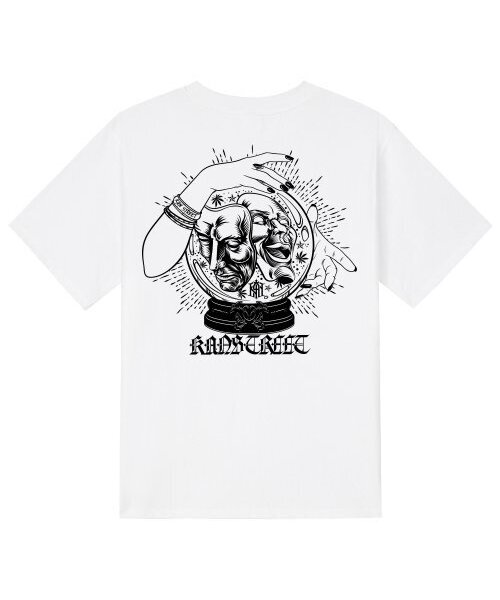 KAN6312(カン6312)の「KTW0139 ジュスル 半袖Tシャツ - ホワイト(Tシャツ/カットソー・メンズ・その他・SMALL/MEDIUM/LARGE/X-LARGE)」の1枚目の写真