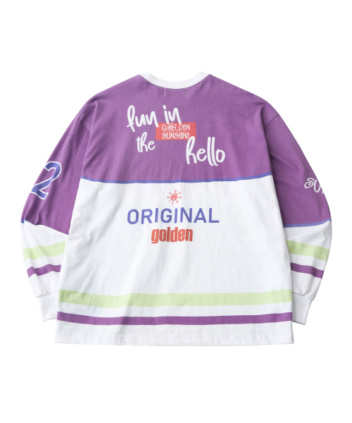 GOLDEN SNSHINE（ゴールデン サンシャイン）の「Signature artwork long sleeve_Light Green（Tシャツ/カットソー・レディース・その他・MEDIUM/LARGE）」の3枚目の写真