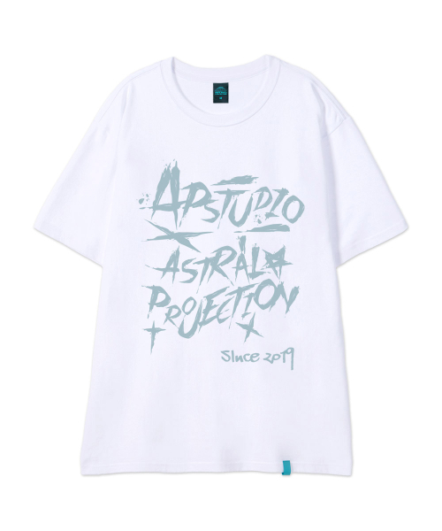 ASTRAL PROJECTION（アストラルプロジェクション）の「[ラフレタリング]コットンルーズフィット半袖Tシャツ_ホワイト（Tシャツ/カットソー・メンズ・その他・XX-LARGE/LARGE/MEDIUM/X-LARGE）」の2枚目の写真