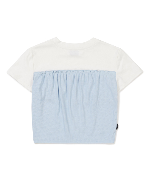 ZEROPLANET（ゼロプラネット）の「ララリボンシャーリングトップ [ブルー]（Tシャツ/カットソー・レディース・その他・MEDIUM/SMALL）」の4枚目の写真