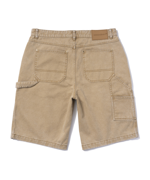 EXTRAORDINARY(エクストラオーディナリー)の「PIGMENT WASHING DOUBLE KNEE SHORTS BEIGE(その他パンツ・メンズ・その他・X-LARGE/LARGE/MEDIUM)」の3枚目の写真