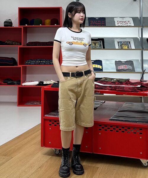 EXTRAORDINARY(エクストラオーディナリー)の「PIGMENT WASHING DOUBLE KNEE SHORTS BEIGE(その他パンツ・メンズ・その他・X-LARGE/LARGE/MEDIUM)」の19枚目の写真