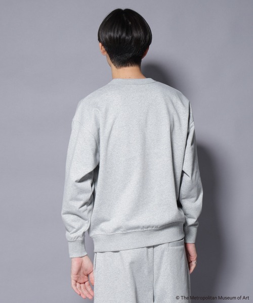 NANO universe（ナノユニバース）の「「The Met」 リーガルネーム刺繍 スウェット（スウェット・メンズ・グレー/ホワイト・L/M）」の12枚目の写真