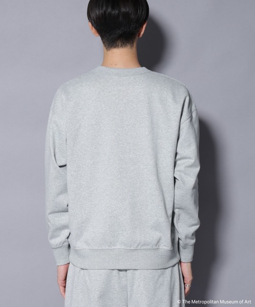 NANO universe（ナノユニバース）の「「The Met」 リーガルネーム刺繍 スウェット（スウェット・メンズ・グレー/ホワイト・L/M）」の18枚目の写真